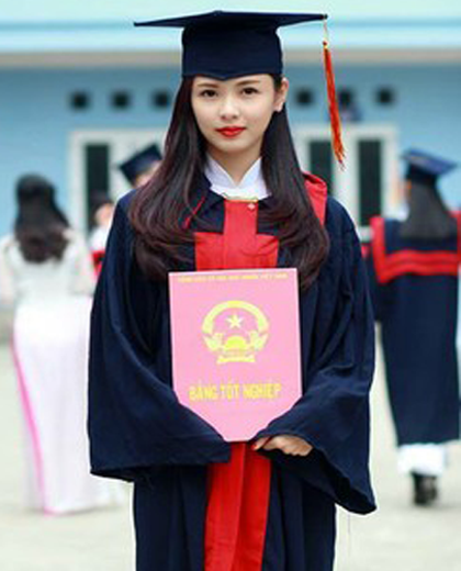 May áo tốt nghiệp